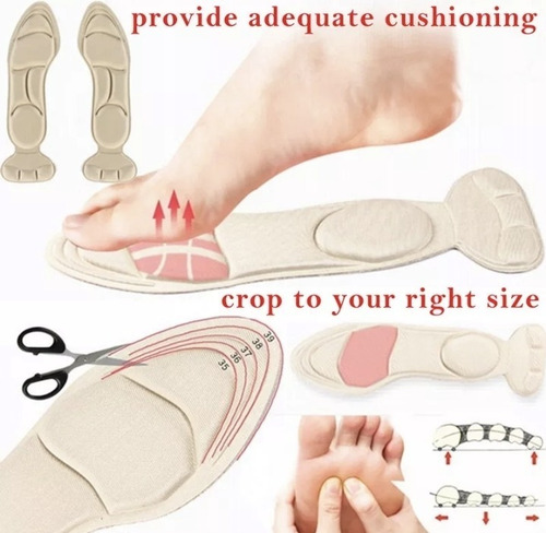 Imagen 3 de 6 de Plantillas Para Zapatos De Mujer