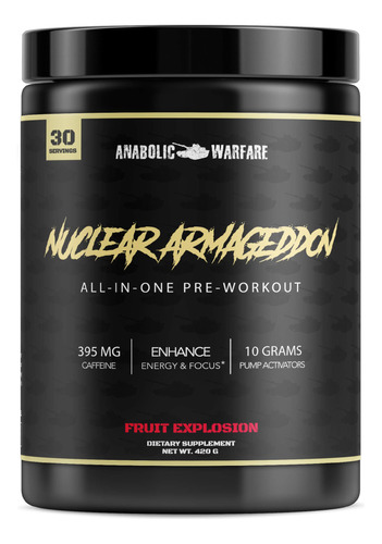 Anabolic Warfare - Polvo De Preentrenamiento Para Hombres Y