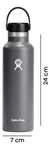 Hydro Flask-standard Mouth Botella Térmica De 621 Ml/21oz Color Stone