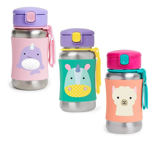 Imagen 1 de 5 de Termo Acero Infantil Skip Hop Niños Bebida 350ml Febo