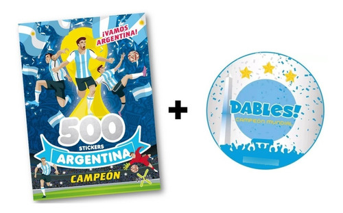 * Combo Campeones *  Libro 500 Stickers + Dables Juego