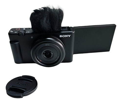 Cámara Sony Zv-1f Con Lente 20mm Para Vlogs Negro (Usado)