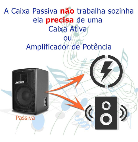 Kit Caixa De Som Ativa E Passiva 12 500w Com Mesa Bluetooth