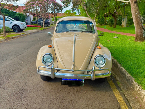 Volkswagen Fusca 67 Bege Impecável Todo Restaurado Original