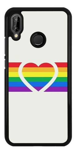 Funda Protector Para Huawei Lgbt Pride Love Arcoiris 05
