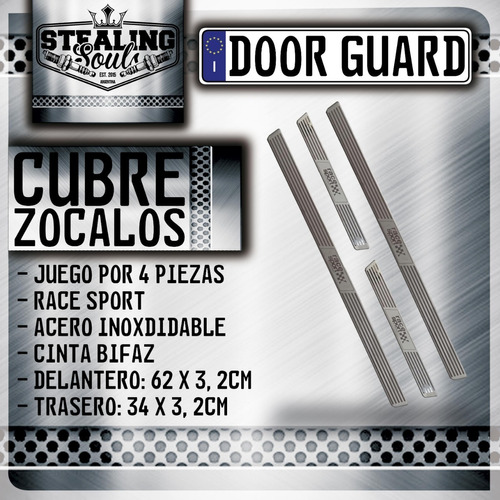 Cubre Zocalos | Race Sport | X4 | Cromado Tuning Door Guard