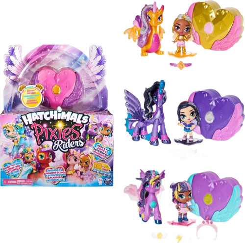 Hatchimals Pixies Riders, Modelos Aleatorios (Usado)