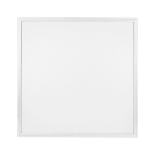 Luminario Icon Panel Led 40w 6500k 60x60 100-240v Backlit Estructura Blanco