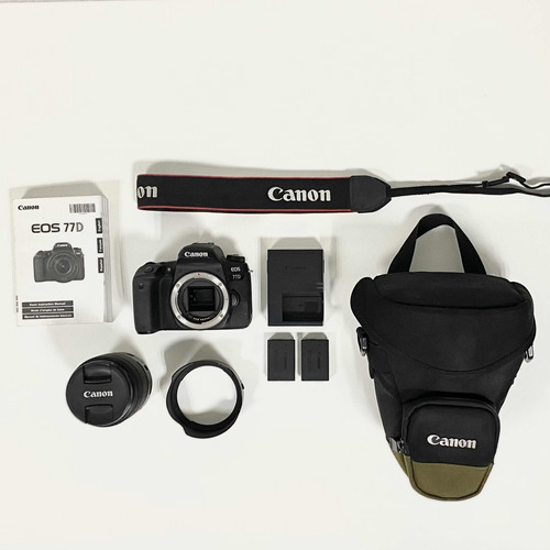 Camara Canon 77d Kit Mochila Y Bateria Extra De Regalo