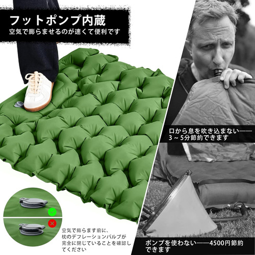 Colchoneta Inflable De 3.9 Pulgadas De Grosor Extra Para Aca