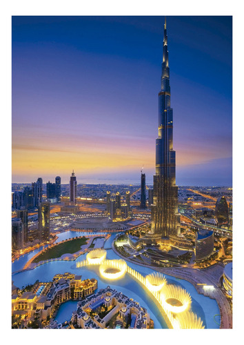 Rompecabezas Puzzle Educa 1000 Piezas Burj Khalifa Emiratos