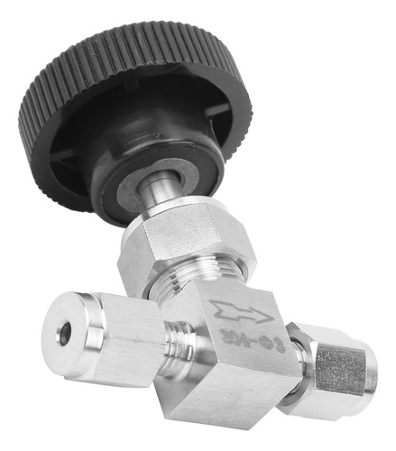 Válvula De Aguja De Acero Inoxidable 304 De 2 Vías De Alta P