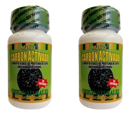 Carbón Activado 120 Capsulas - Unidad a $417