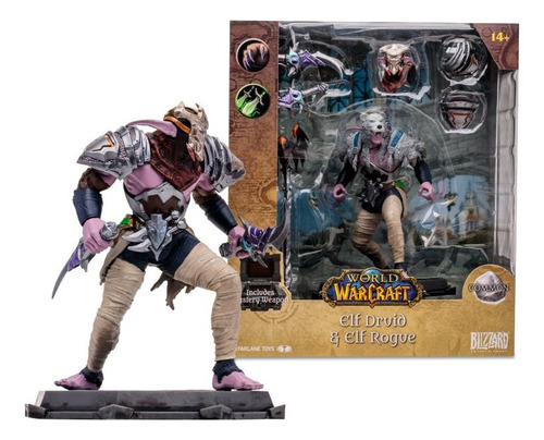 Mcfarlane - Wow World Of Warcraft - Elf Common - Nuevo !!