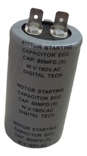 Imagen 1 de 1 de Capacitor Nevera 60uf 160v