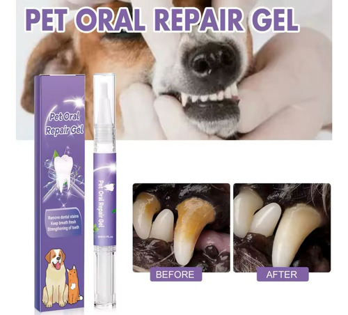Gel Dental Limpia Y Elimina Sarro Perro Y Gato Menta