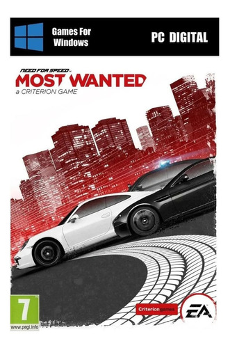 Need for Speed: Most Wanted  Most Wanted Standard Edition Electronic Arts 2012 PC Digital