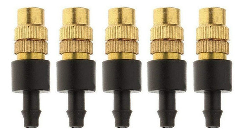 25 Piezas Pulverizador Ajustable Latón Boquilla Atomizadora,