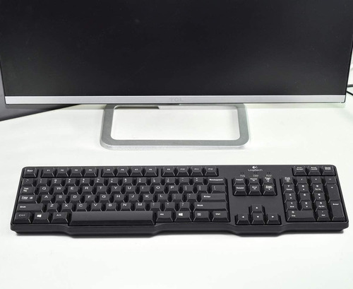 Calcomania Universales Teclado Fondo Negro Con Letras Blanca