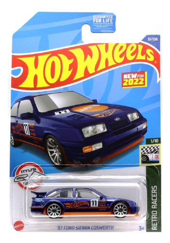 Hot Wheels Ford Sierra Cosworth 87 Coleccionable + Obsequio