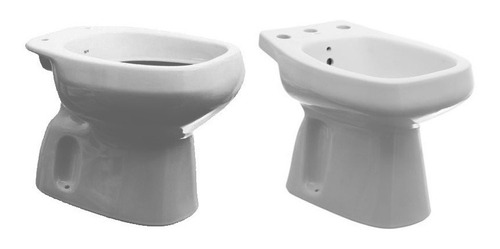 Combo Roca Monaco Sanitarios Inodoro Corto Bidet 3 Agujero *