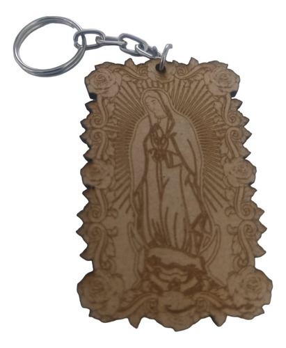 Llaveros Mdf - Virgen Guadalupe - 30 Piezas - Recuerdo 