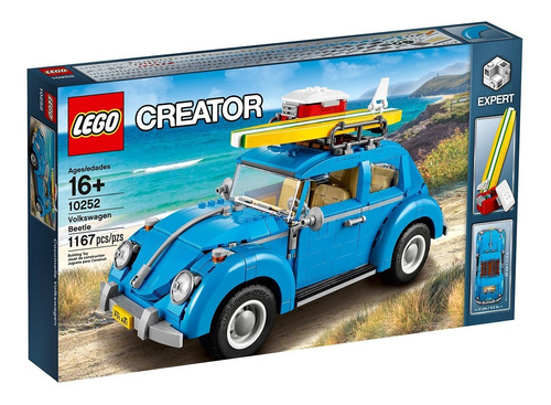 Volkswagen Beetle Bloques De Lego 1167 Piezas Febo