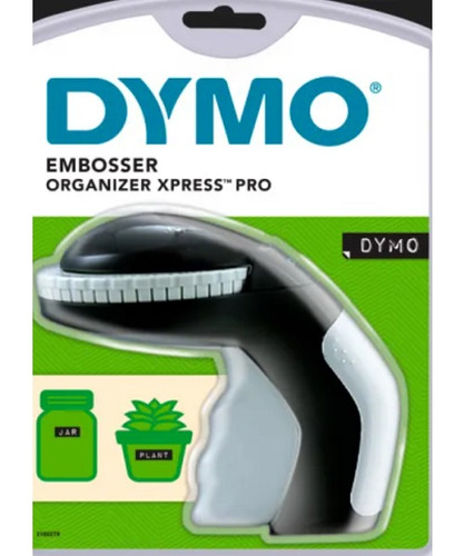 Etiquetadora manual negra y gris Dymo Organizer Xpress
