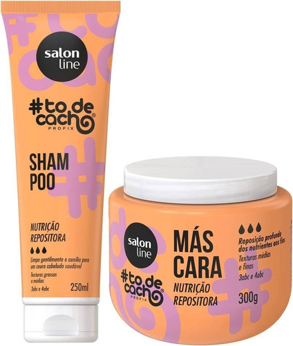 Kit Nutricao Repositora Shampoo 250ml + Mascara 300ml