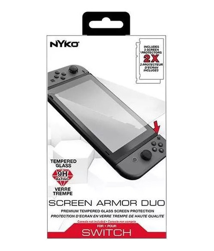 Protector Pantalla Consola Vidrio Templado 2x (nyko)