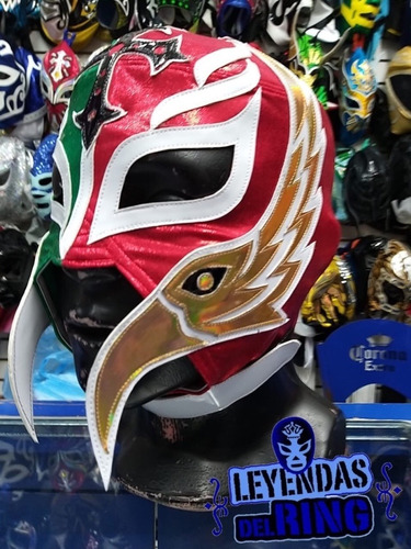 Máscara Semi Profesional Luchador Rey Mysterio Tricolor