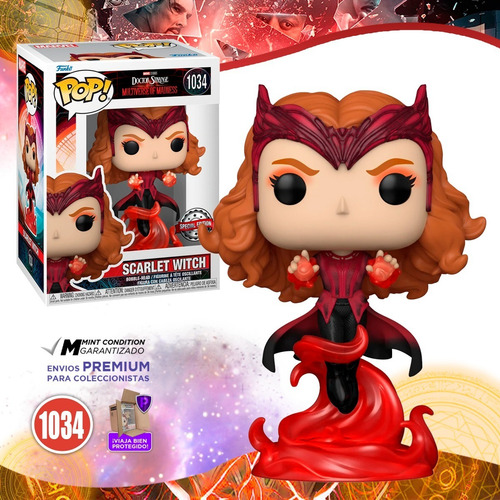 Imagen 1 de 7 de Funko Bruja Escarlata #1034 Doctor Strange Multiverso Locura