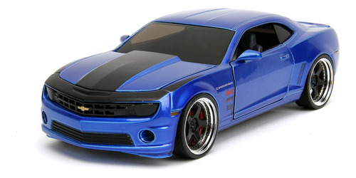 Big Time Muscle 1:24 2010 Chevy Camaro - Coche Fundido A Pre