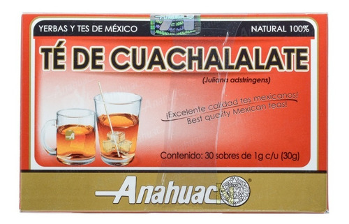 Imagen 3 de 3 de Te Cuachalalate (mancerancua) (30 Sobres) Anahuac