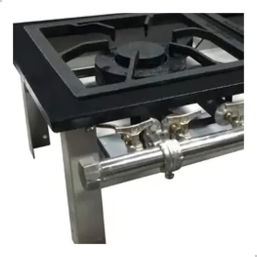 Fogão Extra De Mesa À Gás 2 Queimadores E2d1 Venâncio Cor Preto