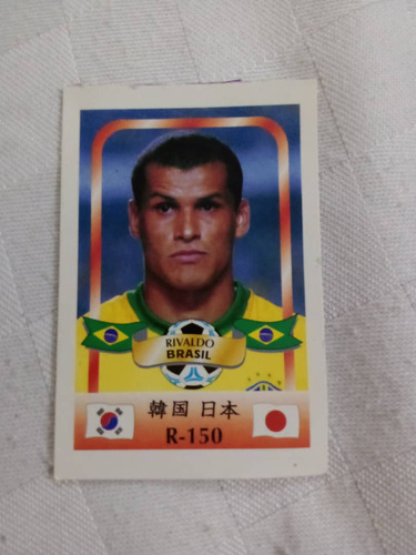 150 Rivaldo Brazil Fifa World Cup Corea Japon 2002 Panini 