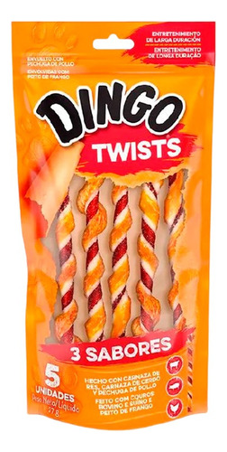 Snacks De Perro Dingo Twists 5un