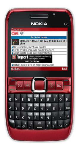 Teléfono Móvil Nokia E63 Original Gsm 3g Desbloqueado Wifi