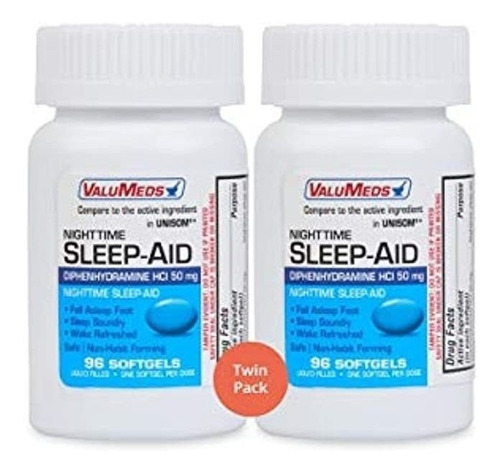 Valumeds Nighttime Sleep Aid (paquete De Ganar  192 Geles S