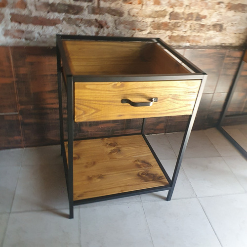 Imagen 2 de 5 de Mueble Bajo Mesada Industrial Con Cajon Cocina Estante 50x55