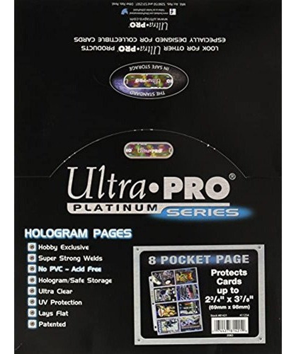 Pagina De Platino Ultra Pro De 8 Bolsillos Con Bolsillos De