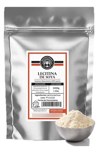 Lecitina De Soya En Polvo X1000g (1 Kilo)