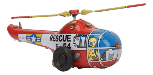 Helicóptero De Juguete Con Forma De Reloj, Metal, Hierro, Cu