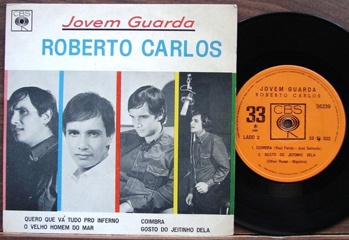 Roberto Carlos - Jovem Guarda - Ep Simple Brasil Año 1965