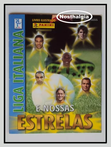 Album Panini Liga Italiana e Nossas Estrelas // PANINI BRASIL ** 2004 **