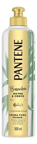 Crema De Peinar Pantene Bambú Nutre Y Crece X 300 Ml