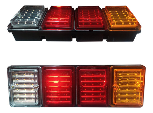 Juego X2 Faros Traseros Electrónicos 72 Leds Bivoltaje Baiml