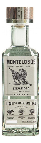 Pack De 4 Mezcal Montelobos Ensamble 750 Ml