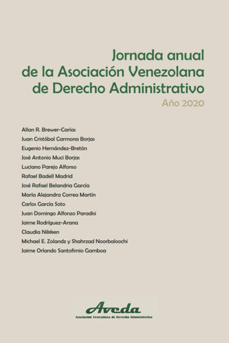 Reservar Jornada Anual Asociación Venezolana Derecho Adminis
