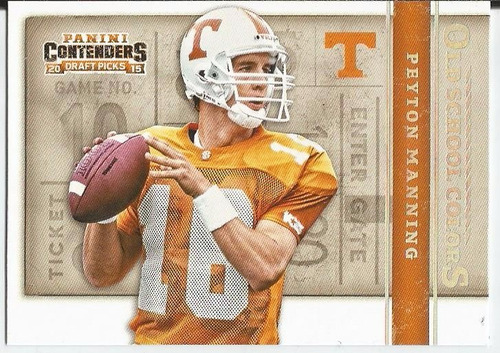 2015 Contenders Draft Picks Old School Colors Peyton Manning